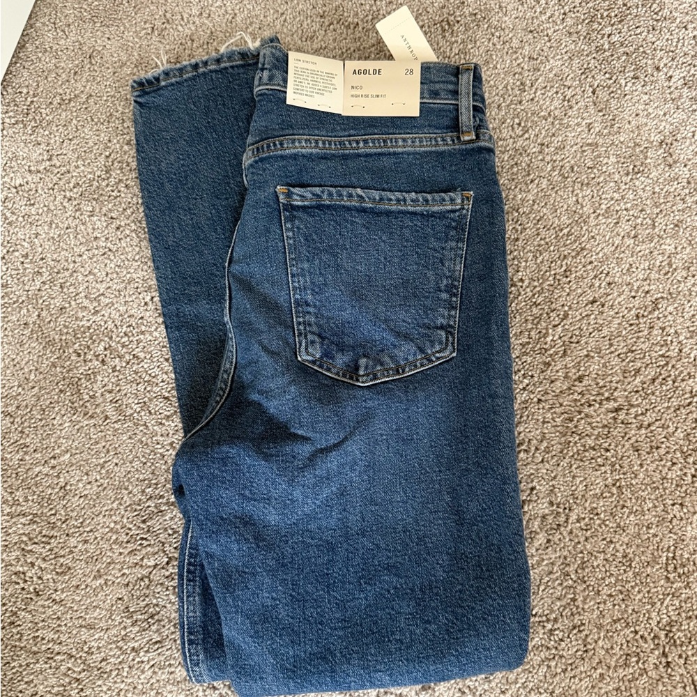 NWT Agolde Dark Blue Jeans